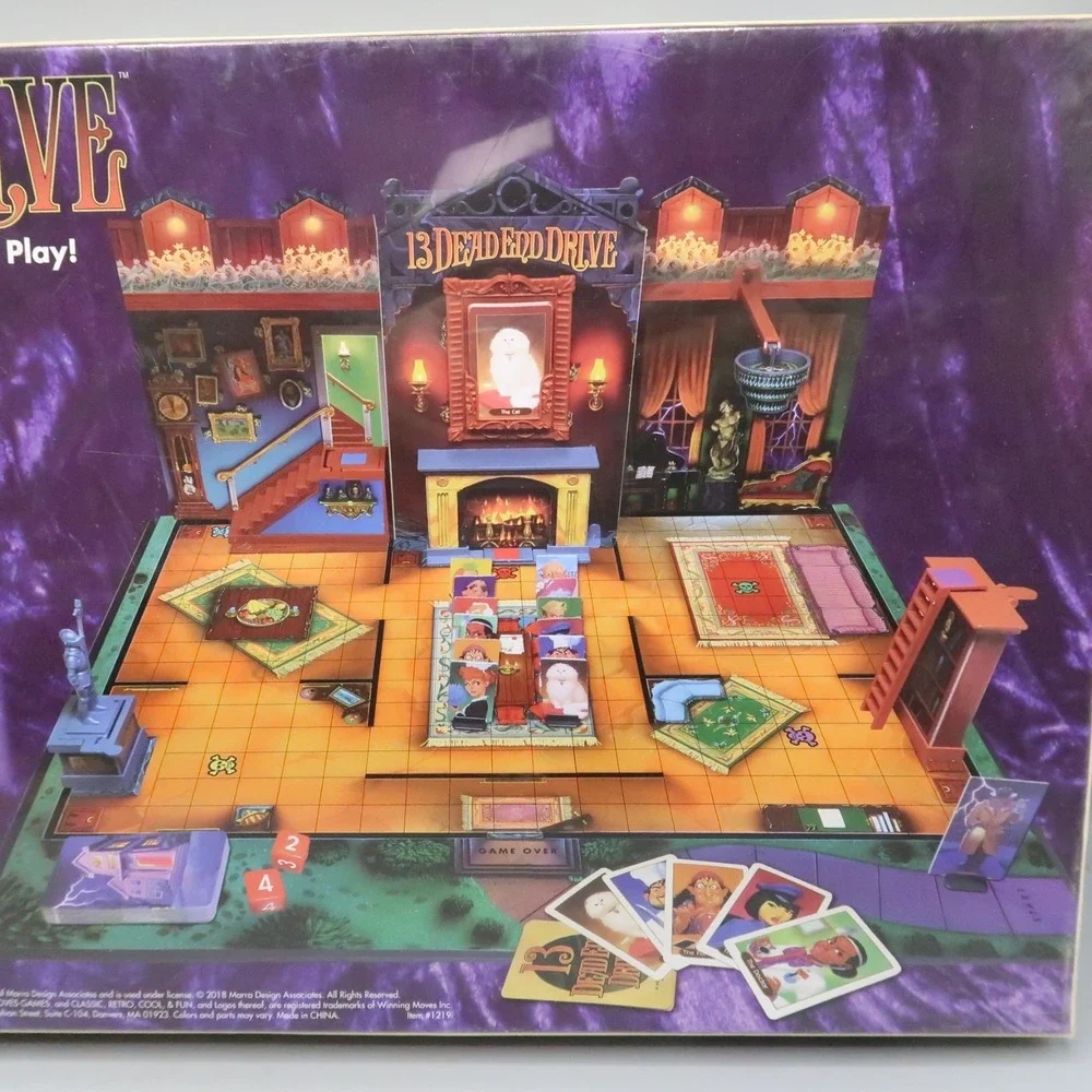 13 Dead End Drive Board Game New 2018 Game of Mystery Suspicion Ages 8+